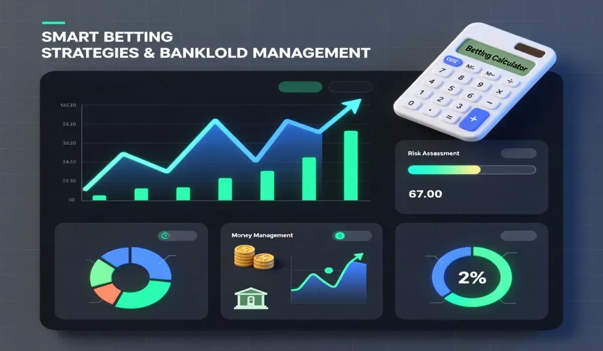 Dashboard professionnel montrant statistiques et outils de gestion de bankroll